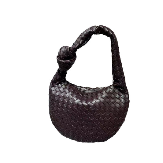 Innovative Charming Hand-woven Croissant Hand-held Knotted Armpit Bags