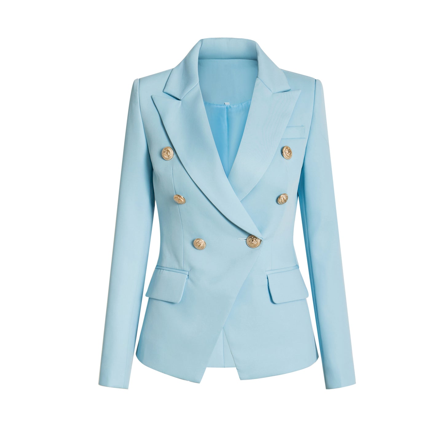 Women's Breasted Solid Color Slim Fit Slimming Blazers