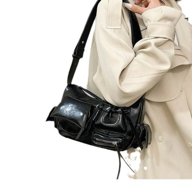 Women's Versatile Motorcycle Underarm For Commuter Crossbody Bags