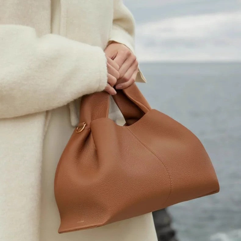 Unique Graceful Beautiful Genuine Leather Cloud Bags