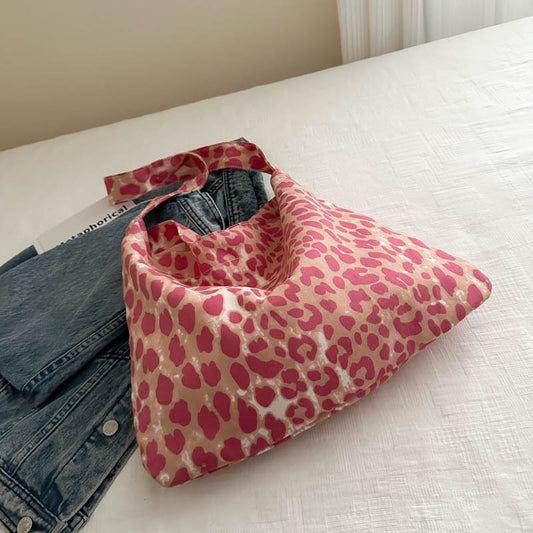 Women's Print Canvas Fashionable Preppy Style Large Shoulder Bags