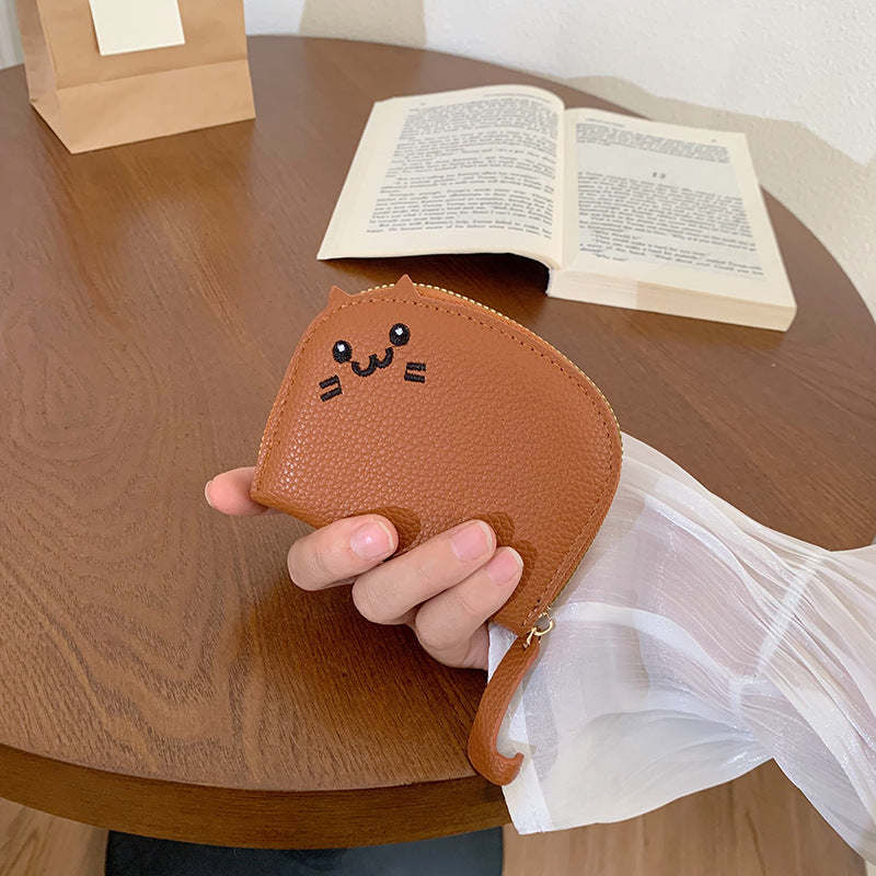 Women's Cute Multiple Slots Advanced Cartoon Change Ladies Wallets