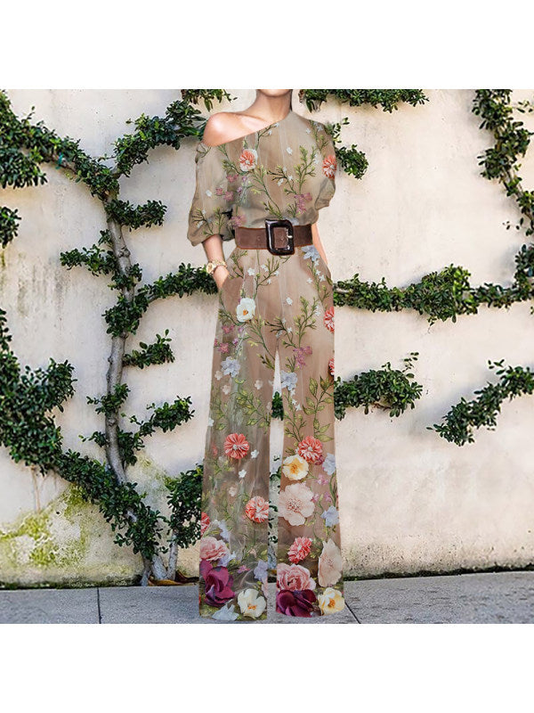 Women's Printed Holiday Casual High Waist For Suits
