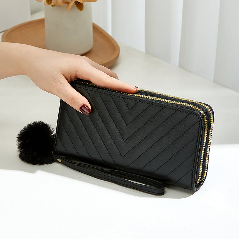 Niche Versatile High Quality Clutch Embroidered Ladies Wallets