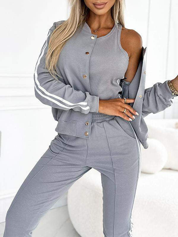 New Slim Fit Fashion Casual Three-piece Suits