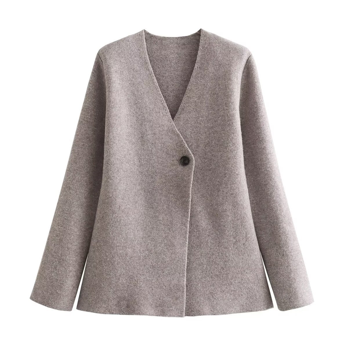 Women's Spring Elegant Slightly Mature Knitted Jackets