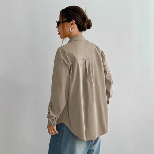 Two-piece Elegance Retro Loose Slimming Long Blouses