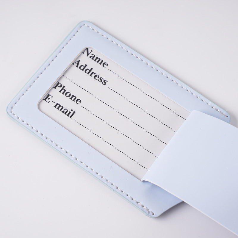 Oil Edge Bronzing Map Style Passport Cover Card Holder