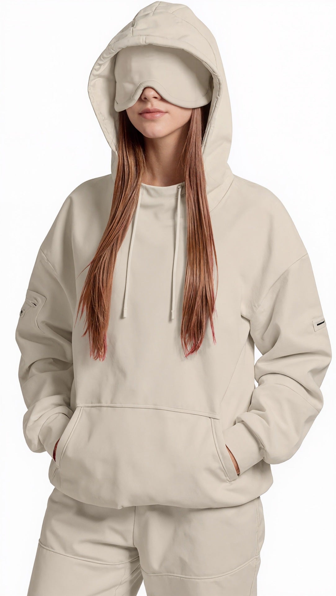 Women's Wear With Built-in Eye Mask Hoodie Sweaters