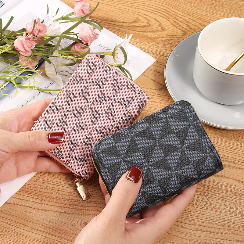 Women's Cool Fashion Position Versatile Zipper Card Holder