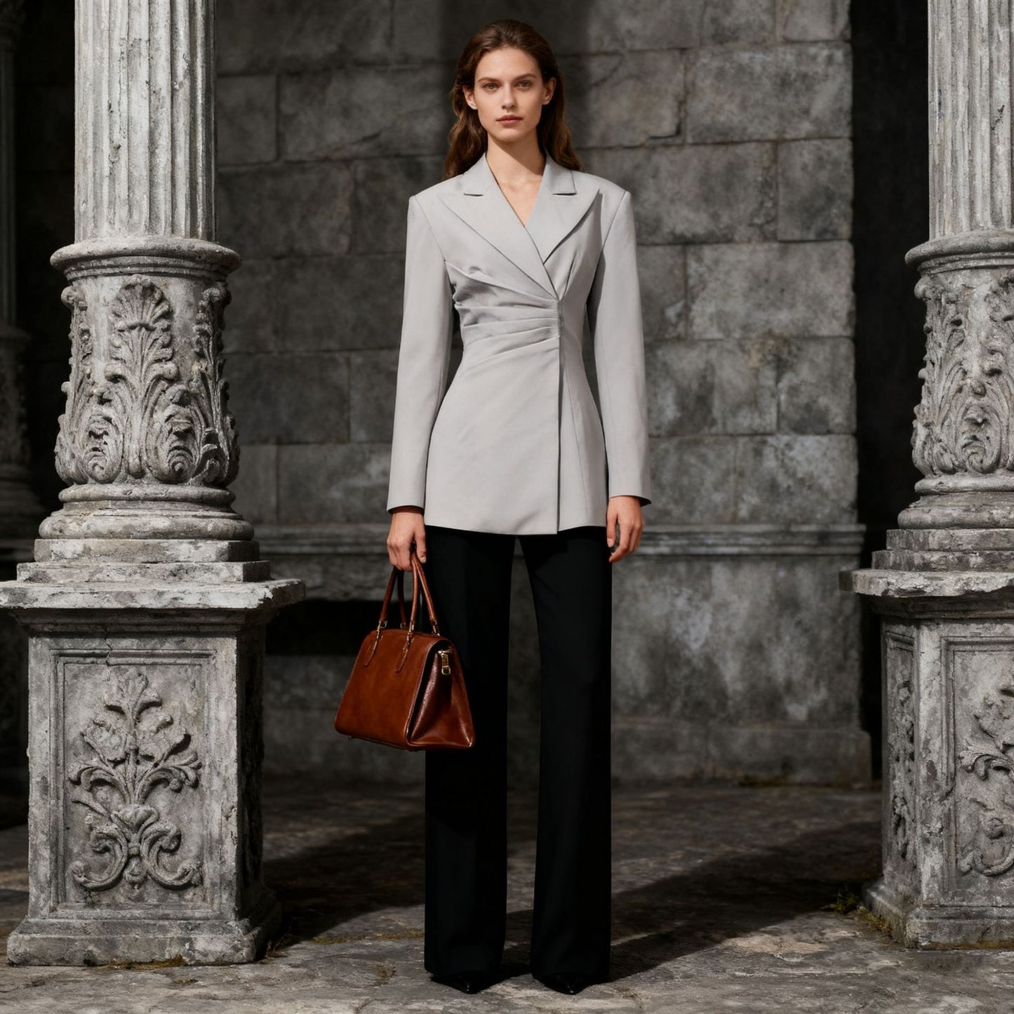 Women's Design Tight Waist Slim Fit Autumn Blazers