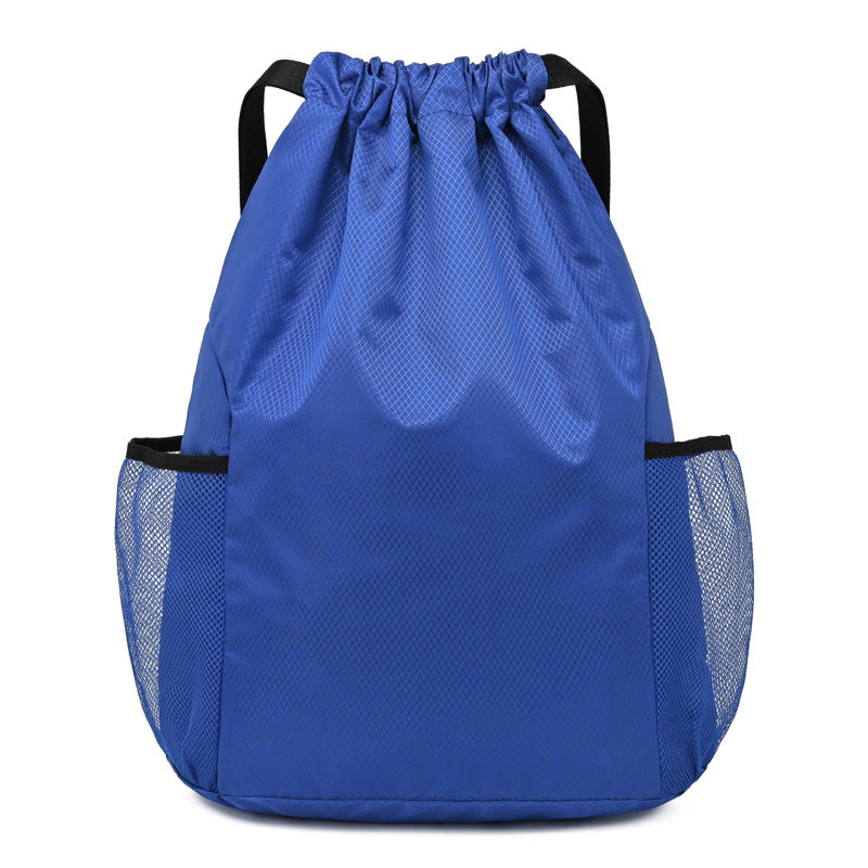 Women's & Men's Waterproof Oxford Cloth Wide Strap Drawstring Sports Backpacks