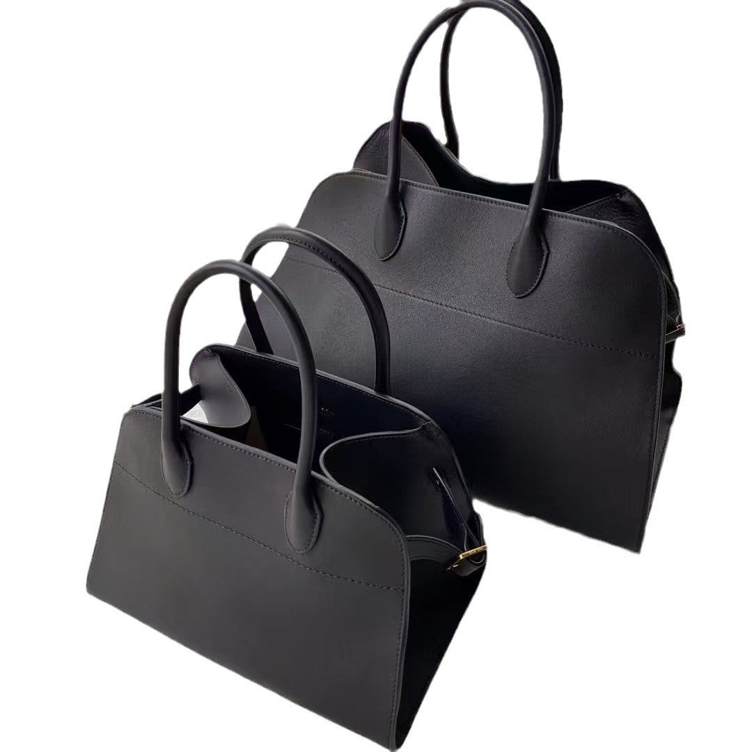 Creative Charming Cowhide Leather Minimalist Large Handbags