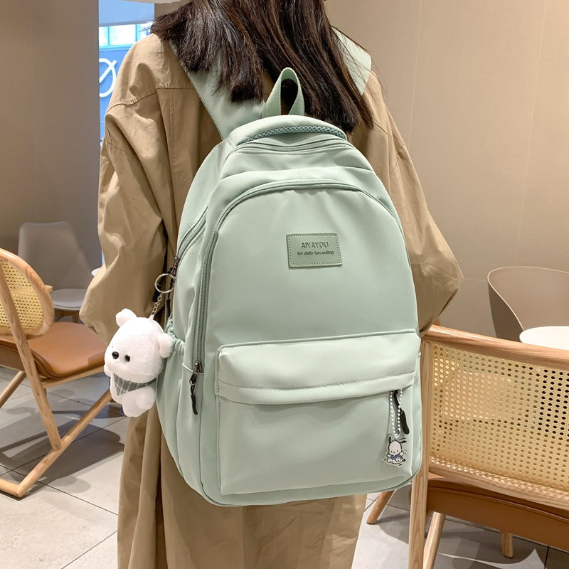 Female Junior High College Large Capacity Middle School Students' Schoolbags