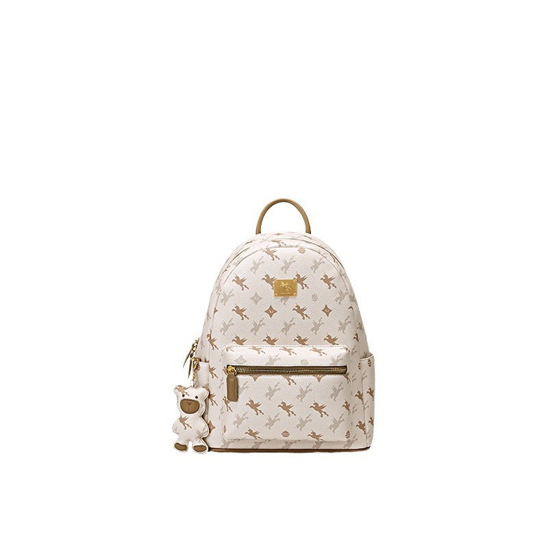 Domestic Foreign Orange College High-grade Waterproof Backpacks