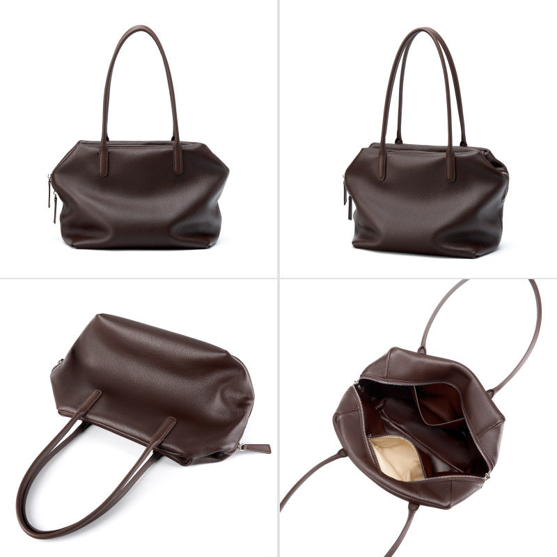 Women's Genuine Leather Stylish Versatile Large Bags