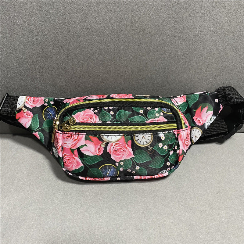 Women's Composite Cloth Zipper Fashion Advertising Gift Men's Waist Packs