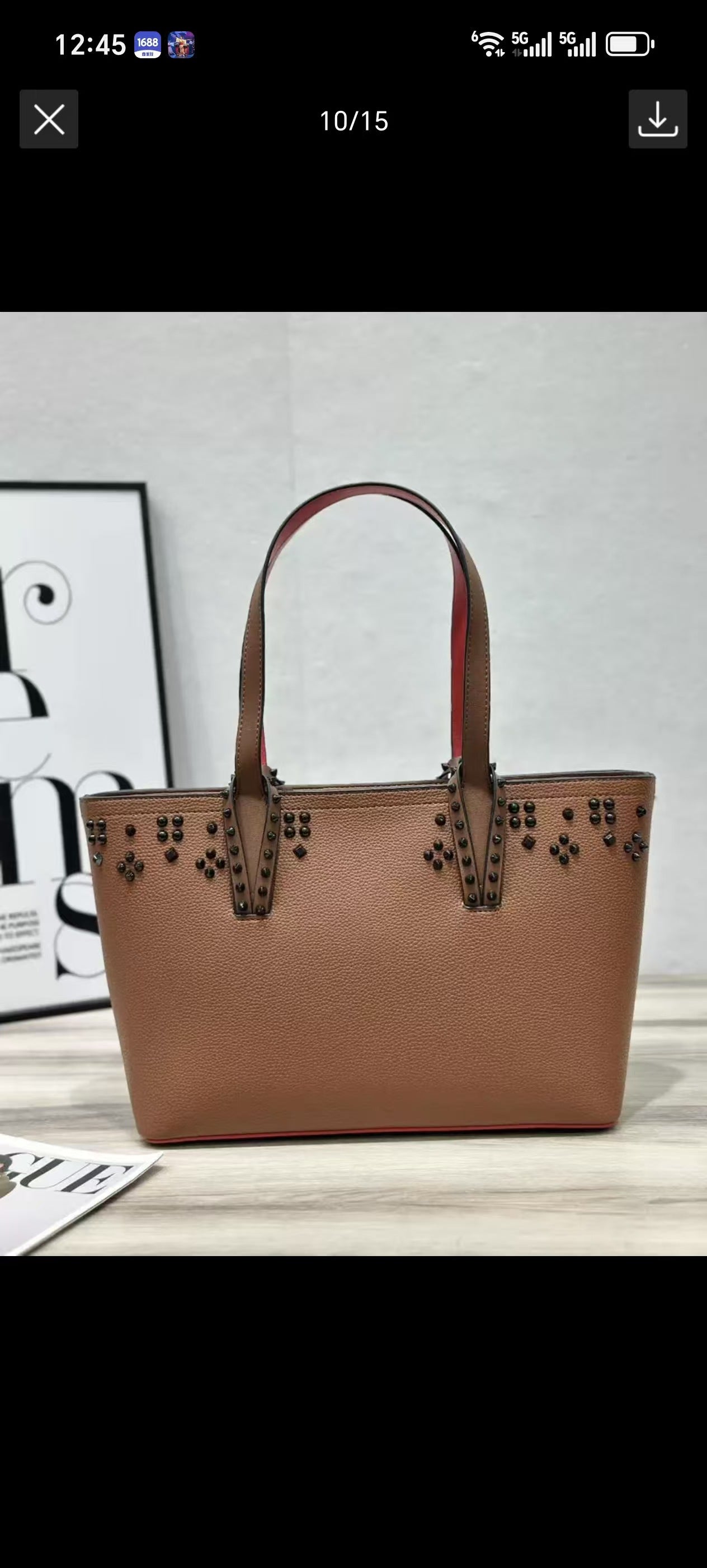 Stylish Trendy Pattern Large Capacity Letter Handbags