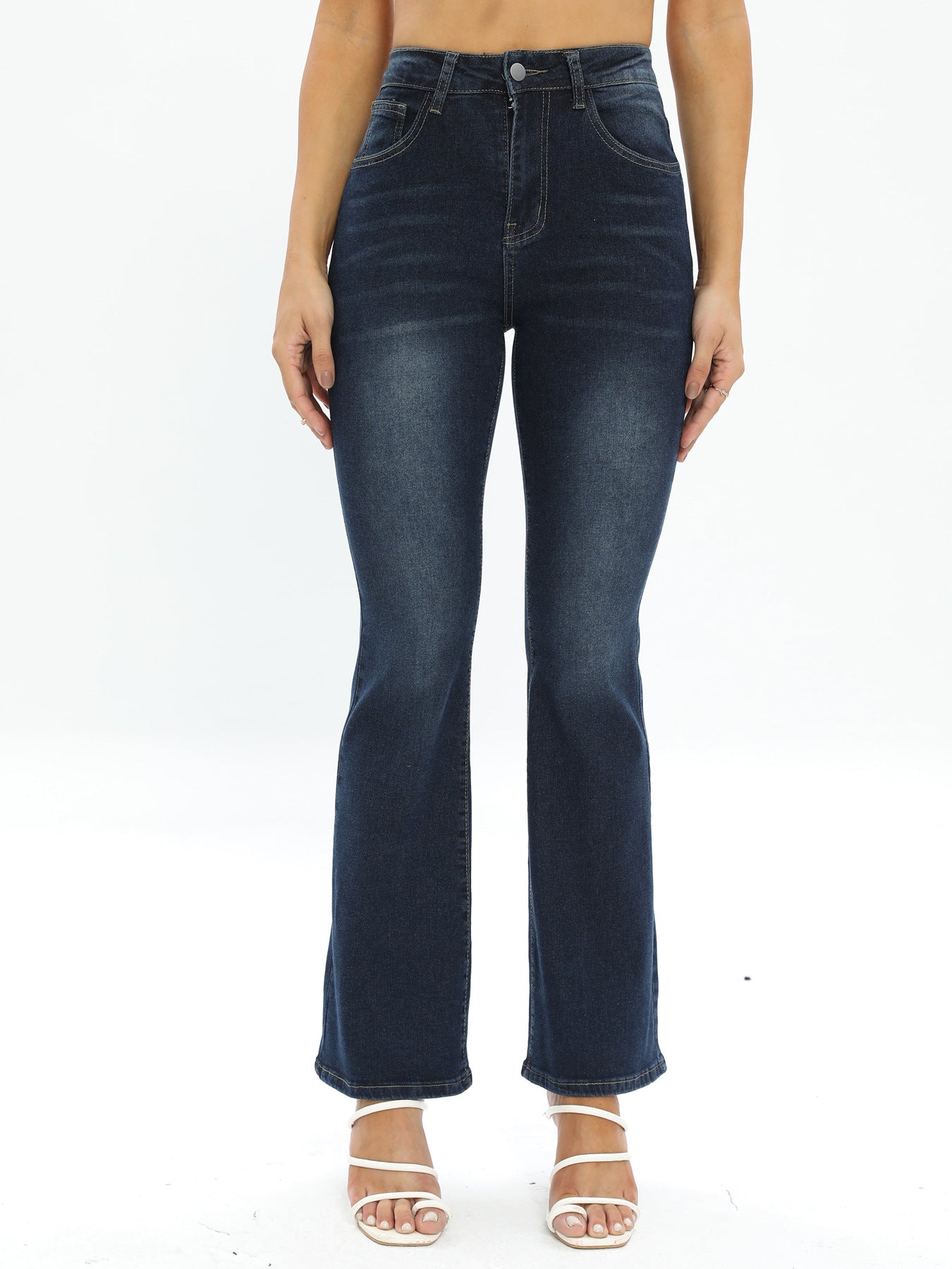 Attractive Women's High Elasticity Trousers Fashion Women's Jeans