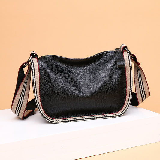 Women's Genuine Leather First Layer Cowhide Large Capacity To Crossbody Bags