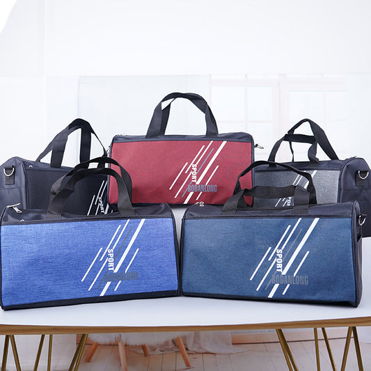 Men's Boarding Dry Wet Separation Fitness Short Travel Bags