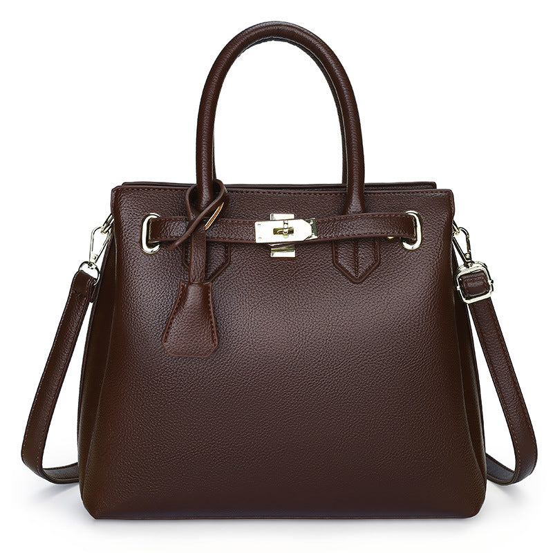 Women's Platinum Simple High-grade Hand Fashion Large Handbags