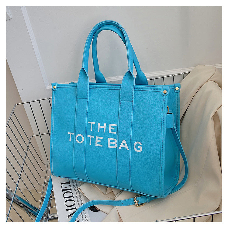 Women's Large Capacity Fashion Single Letter Shoulder Bags