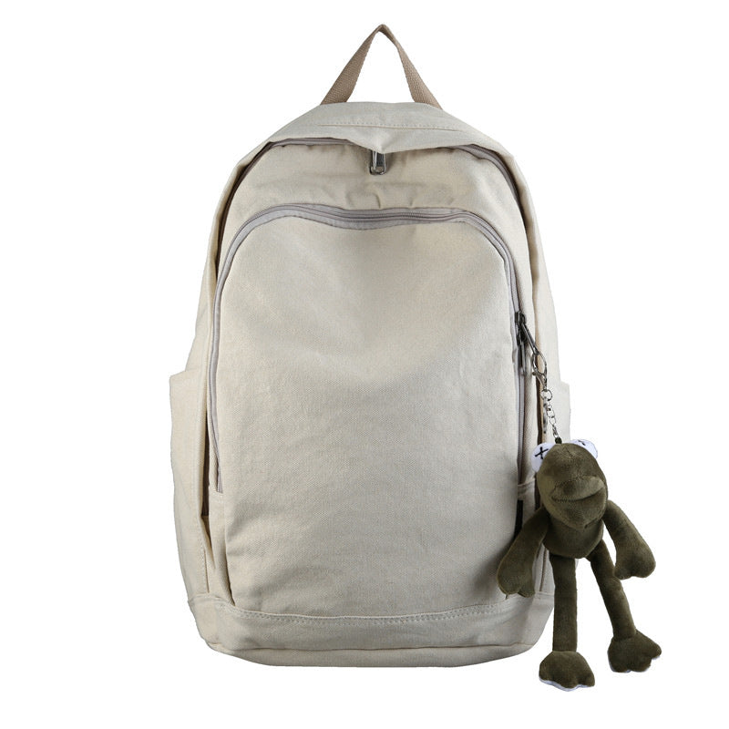 Korean Style Simple Couple Large Capacity Middle School Students' Schoolbags