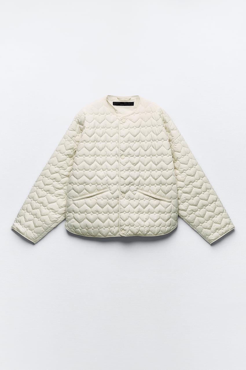 Women's Autumn Casual Heart-shaped Silk Line Cotton Coats