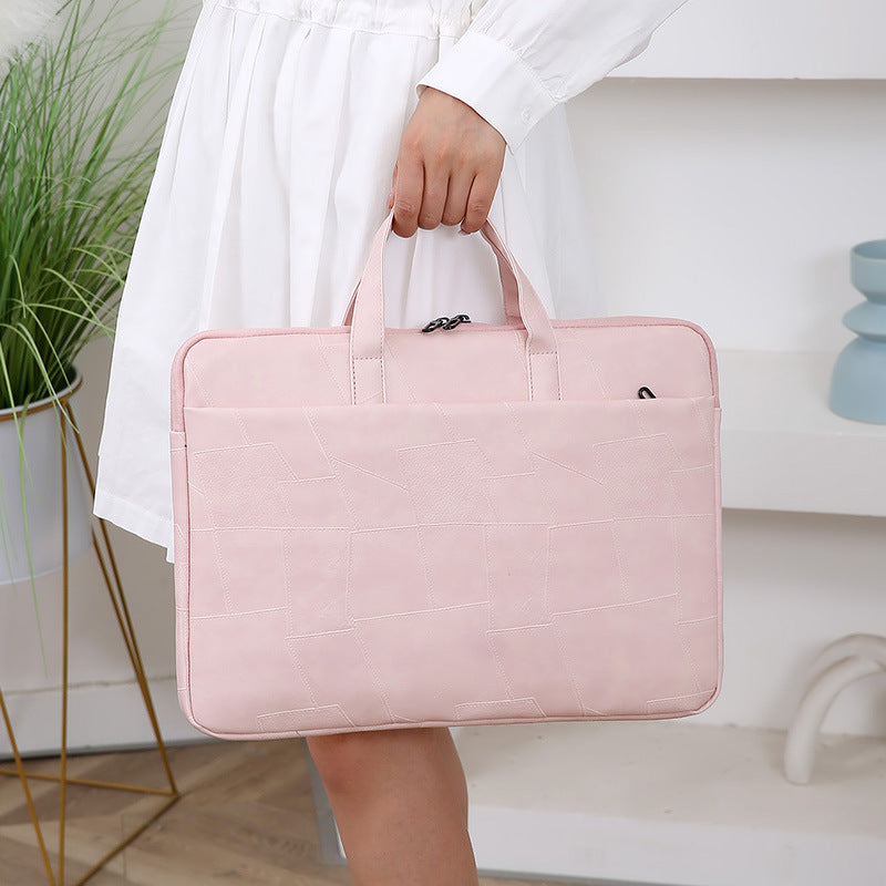 Women's & Men's & Western Style Simple Apple Liner Laptop Bags