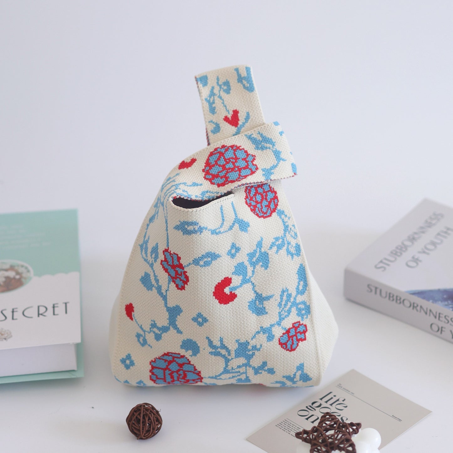 Women's Knitted Woven Vest Simple Gift Handbags