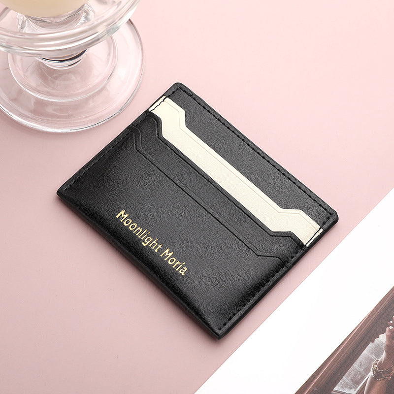 Women's Exquisite Simple Fashion One-piece Good-looking Clamp Card Holder