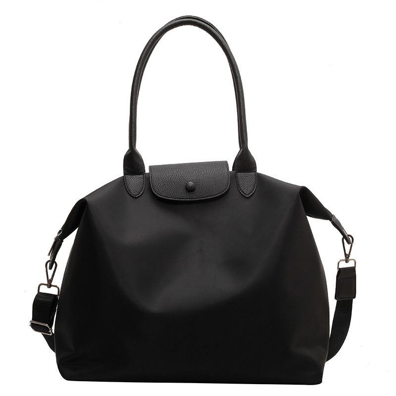 Women's Contrast Color Large Capacity Commuter Mummy Travel Bags