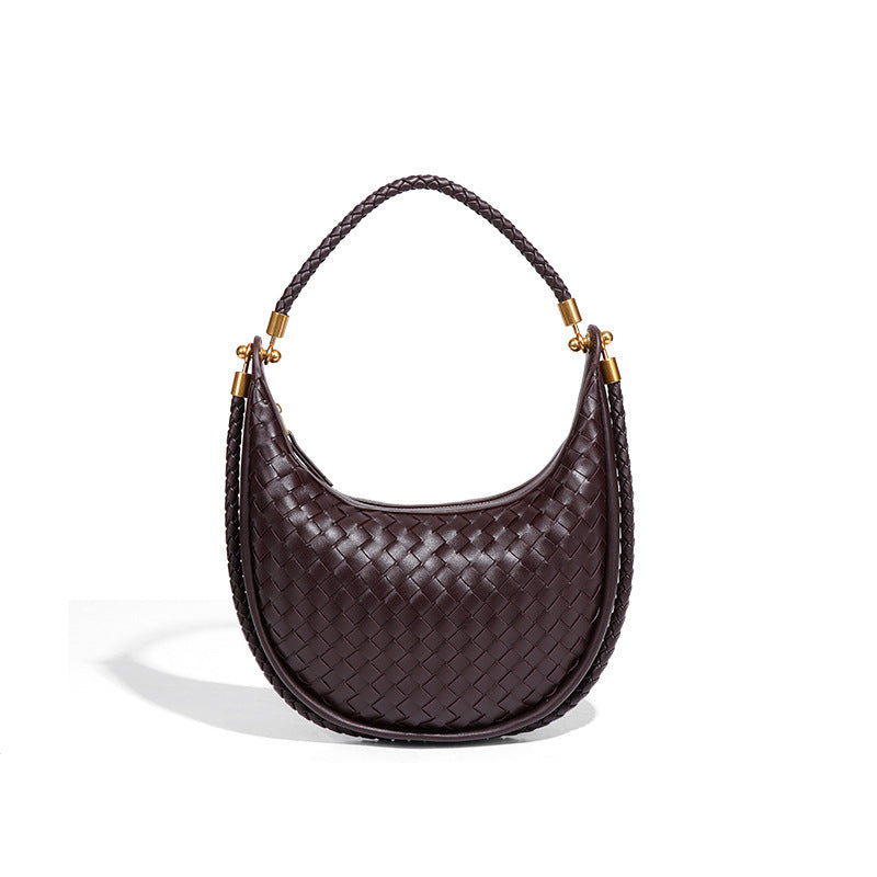 Women's Handmade Woven Personalized Selenodont Portable High-grade Handbags