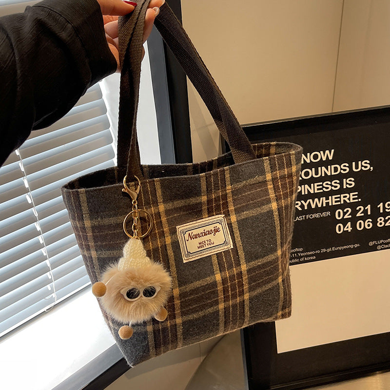 Commuter Large Capacity For Class Fashion Retro Shoulder Bags