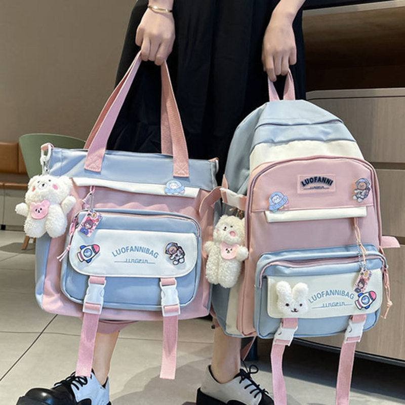 Female Mori Durable Junior High Large Middle School Students' Schoolbags