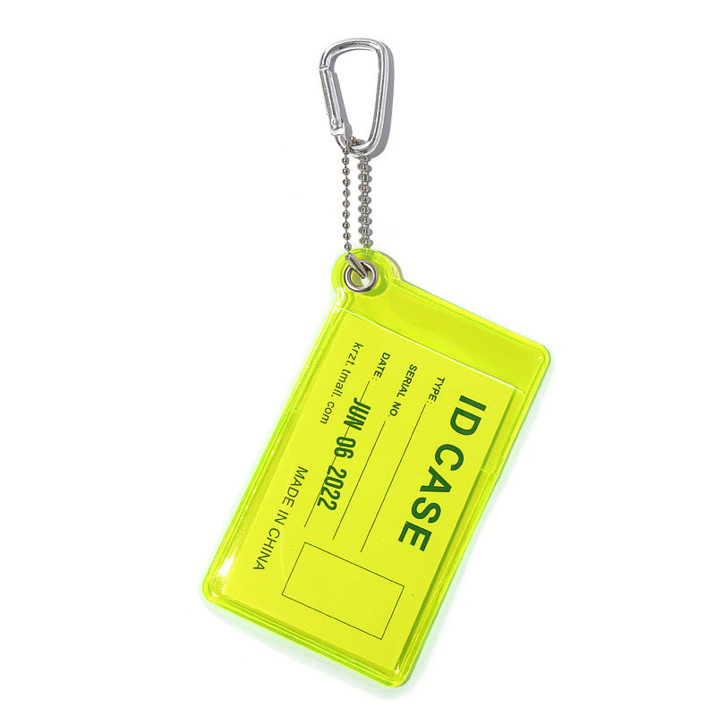 Women's Fluorescent Niche Thin Meal Certificate Work Card Holder