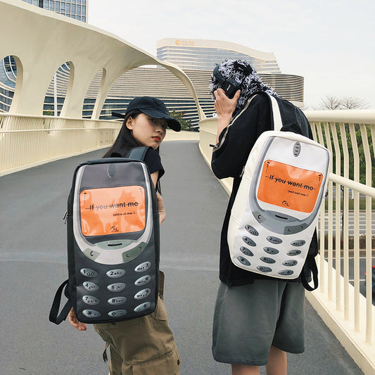 Eccentric Personality Mobile Leisure Versatile Large Backpacks