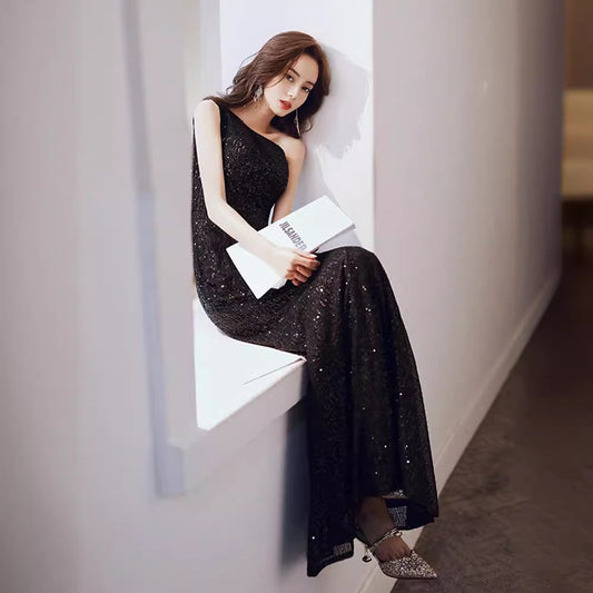 Unique Dress Summer Banquet Fishtail Black Wedding Dresses