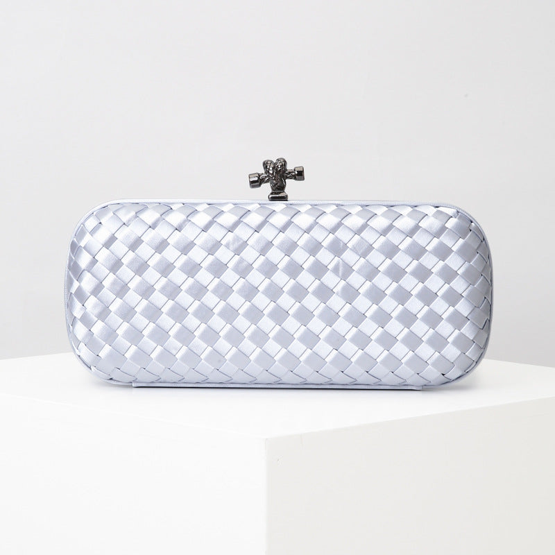 Women's Graceful Silk Hand-woven Simplicity Dinner Evening Bags