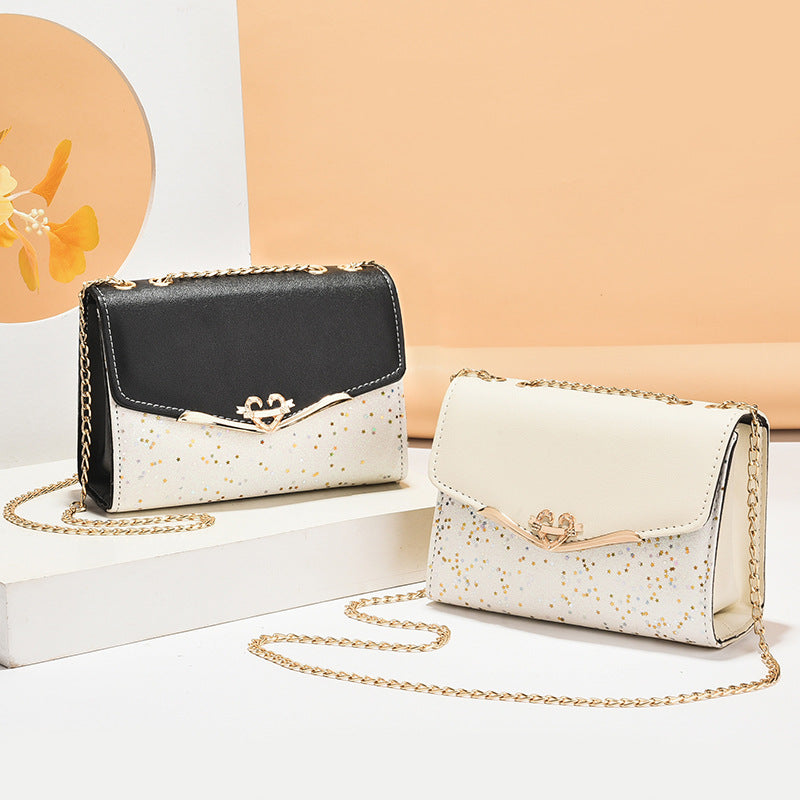 Women's Versatile Sequined Korean Style Mobile Crossbody Bags