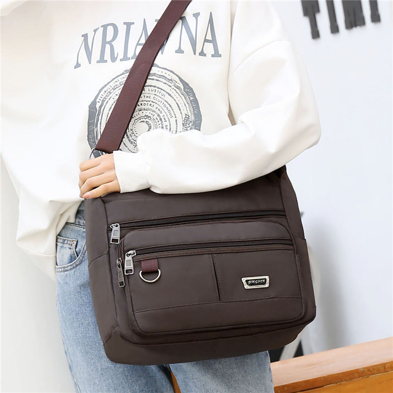 Men's Large Capacity Oxford Cloth Simple Shoulder Bags