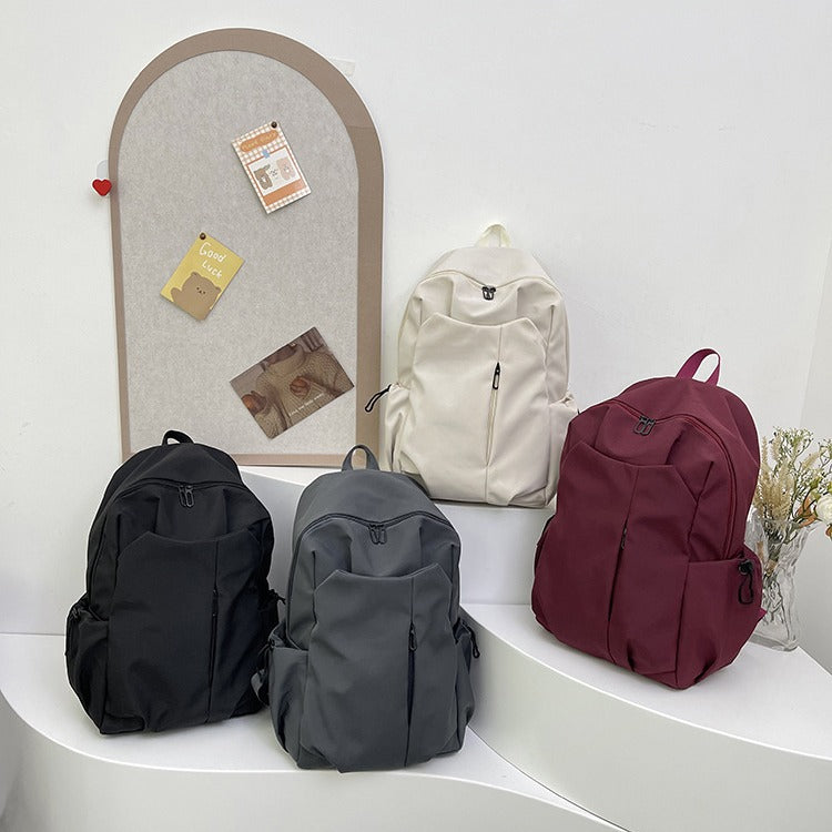 Male College Trendy Cool Simple Large Middle School Students' Schoolbags