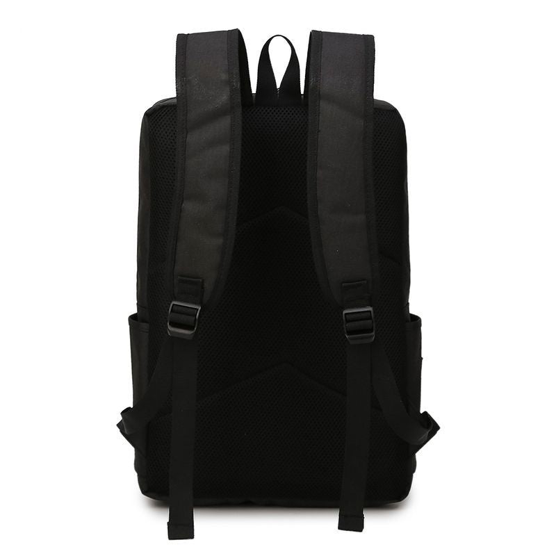 Men's Large Capacity Waterproof Document Silk Screen Backpacks