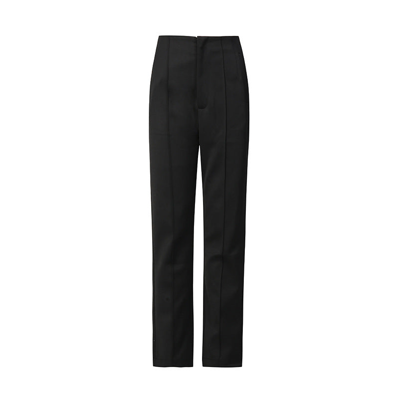 Women's Autumn Solid Color One Button Design Suits