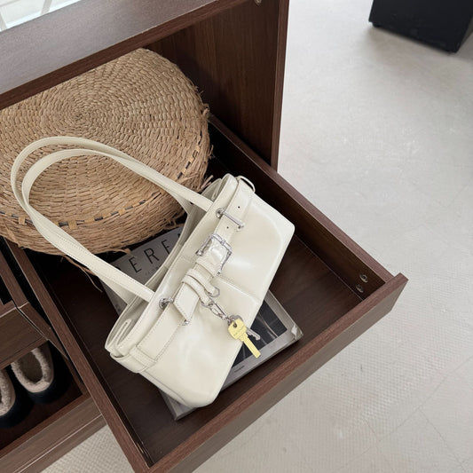 Women's Design High-grade Retro Wind Underarm Genuine Leather Armpit Bags