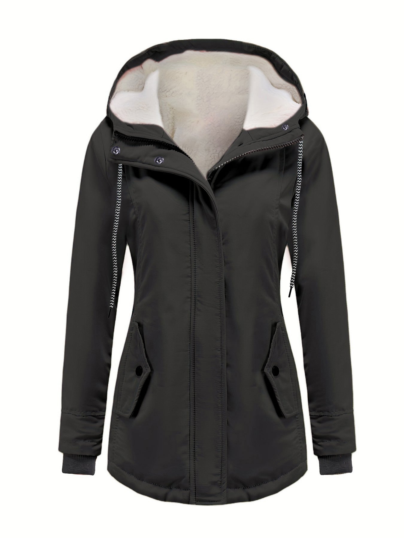Women's Innovative Fleece-lined Thickened Cotton For Coats