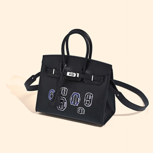 Women's First Layer Cowhide High Texture Light Luxury Handbags