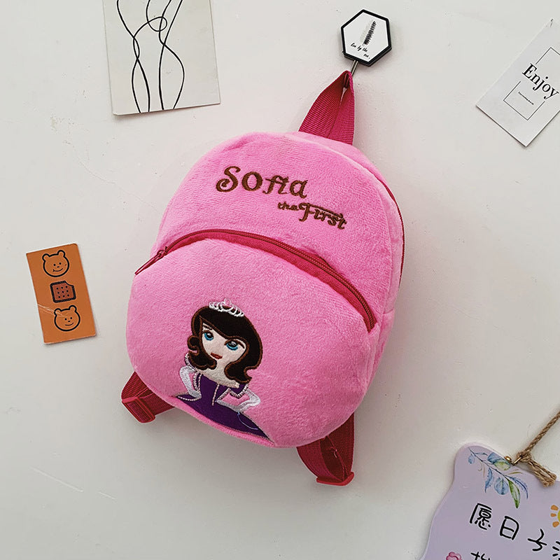 Classy Cute For Boys Cartoon Plush Backpacks