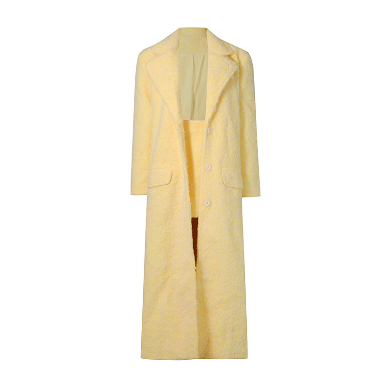 Women's Elegant British Style Fashion Overcoat Outfit Suits